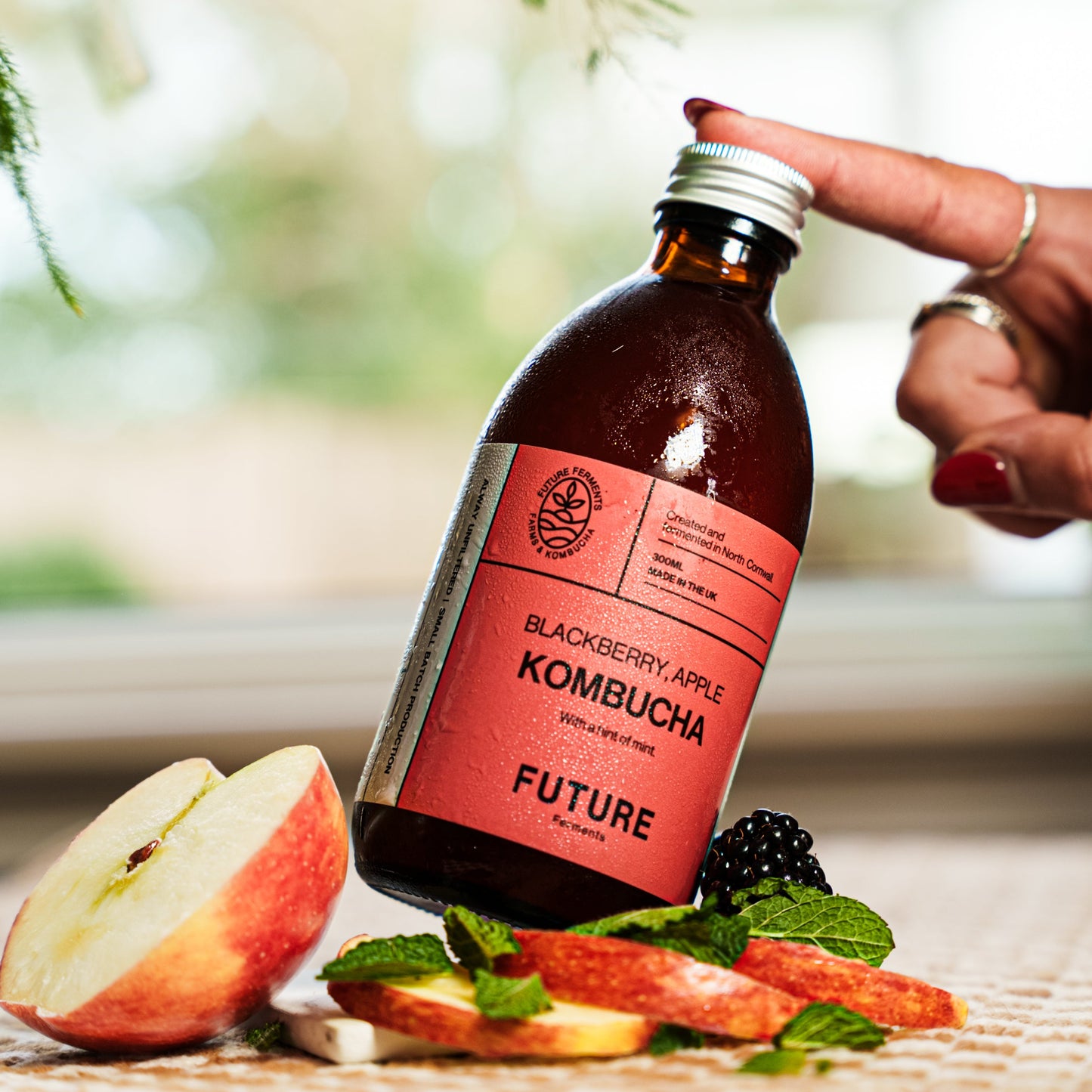 Blackberry Apple Mint Kombucha Case x 6